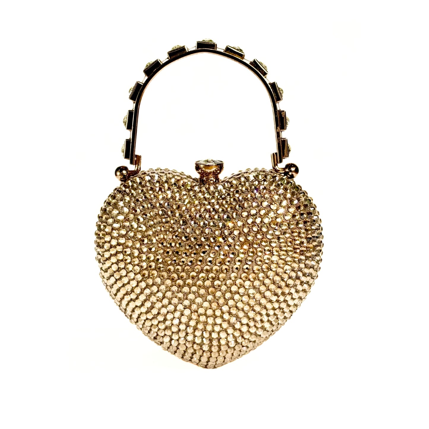 Dazzling Heart Swarovski Clutch