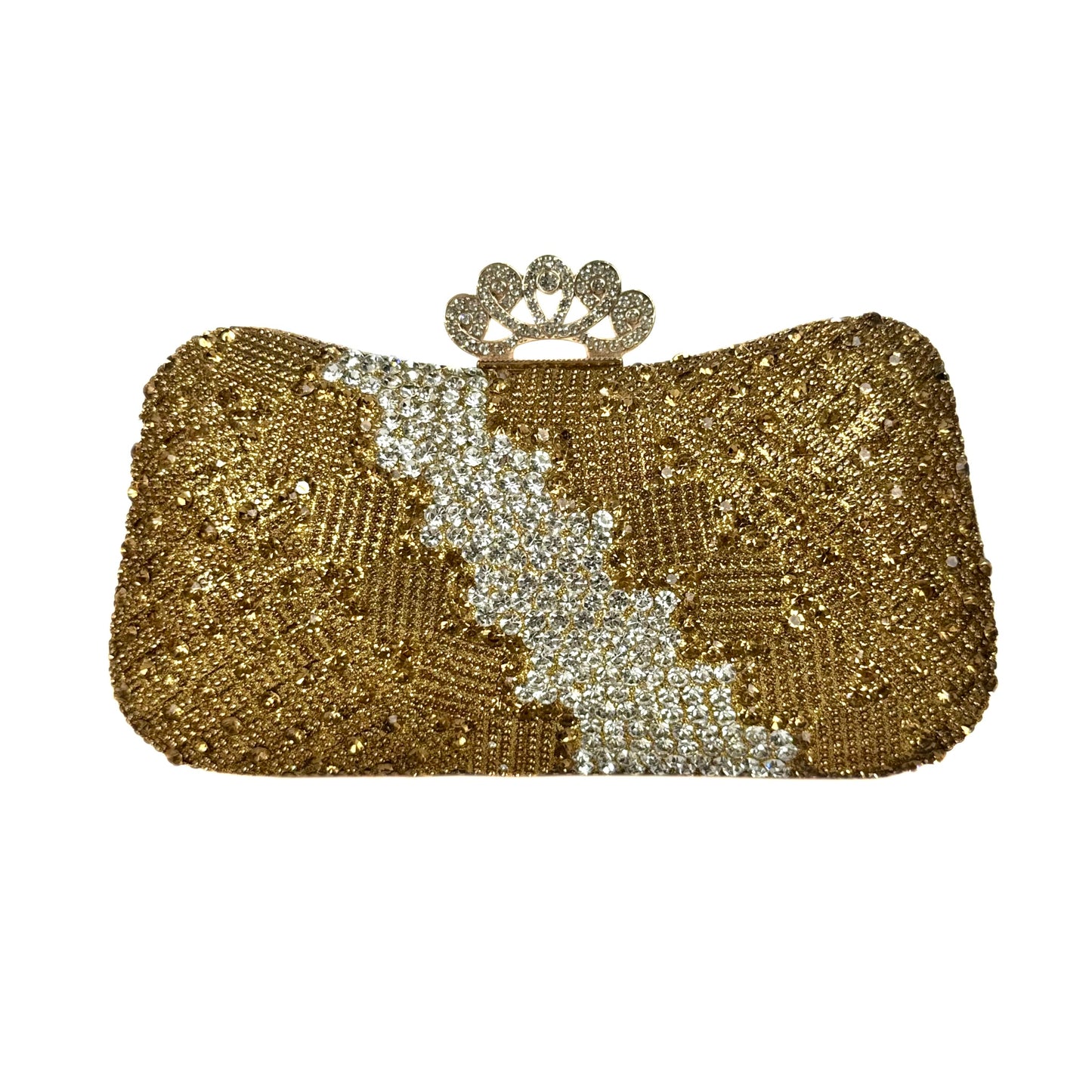 Golden Bridal Evening Clutch