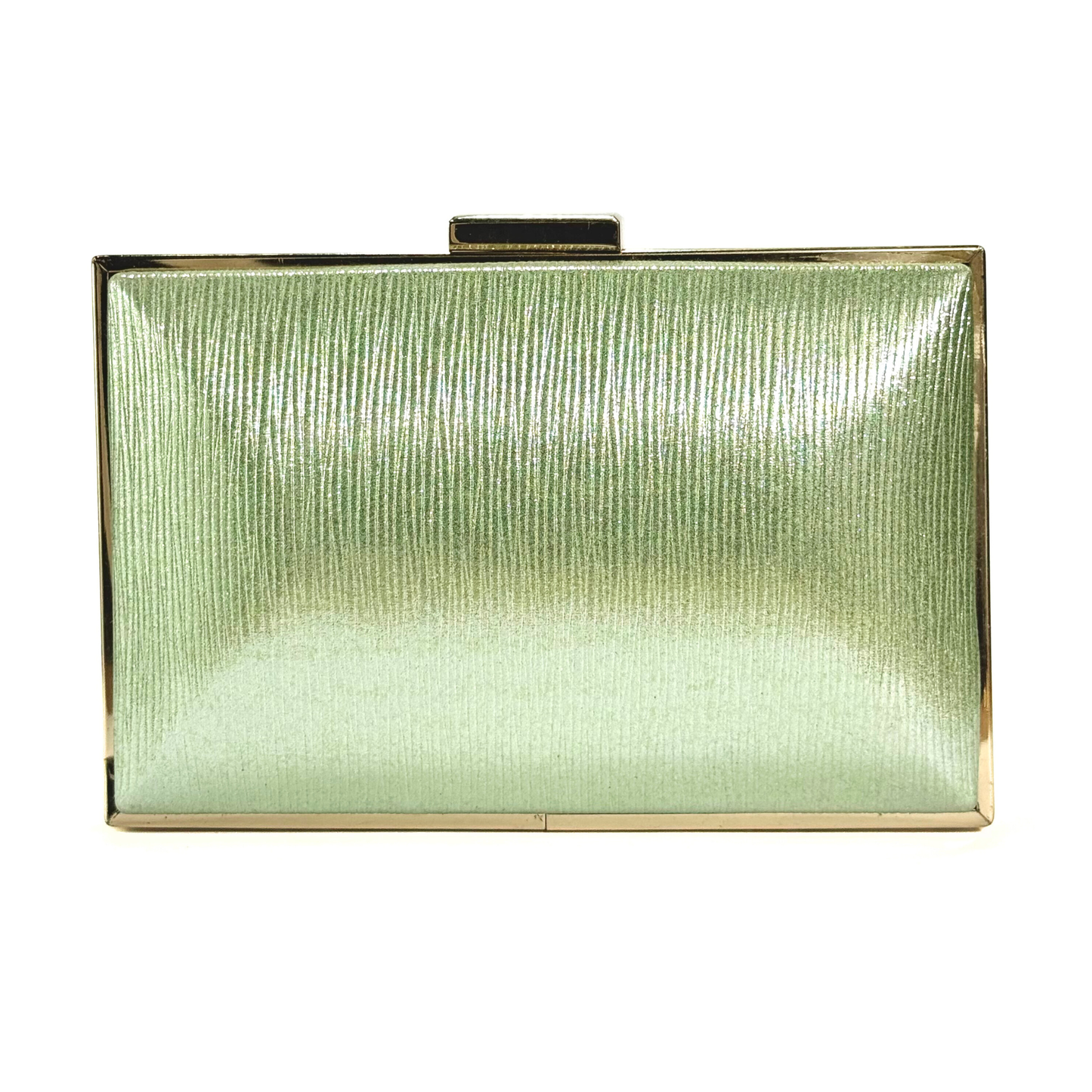 Classic Shimmer Clutch (Light Green)