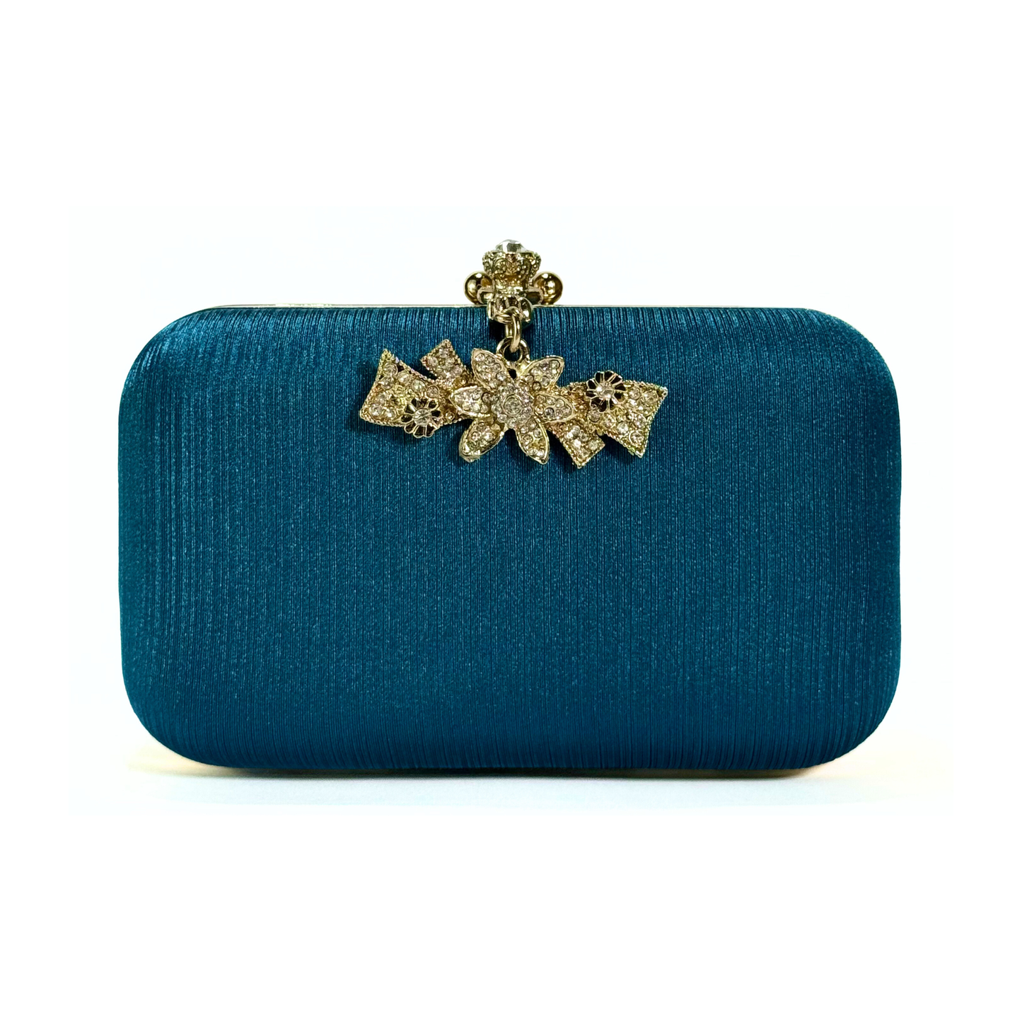 Flower Hanging Brooch Clutch (Zinc)