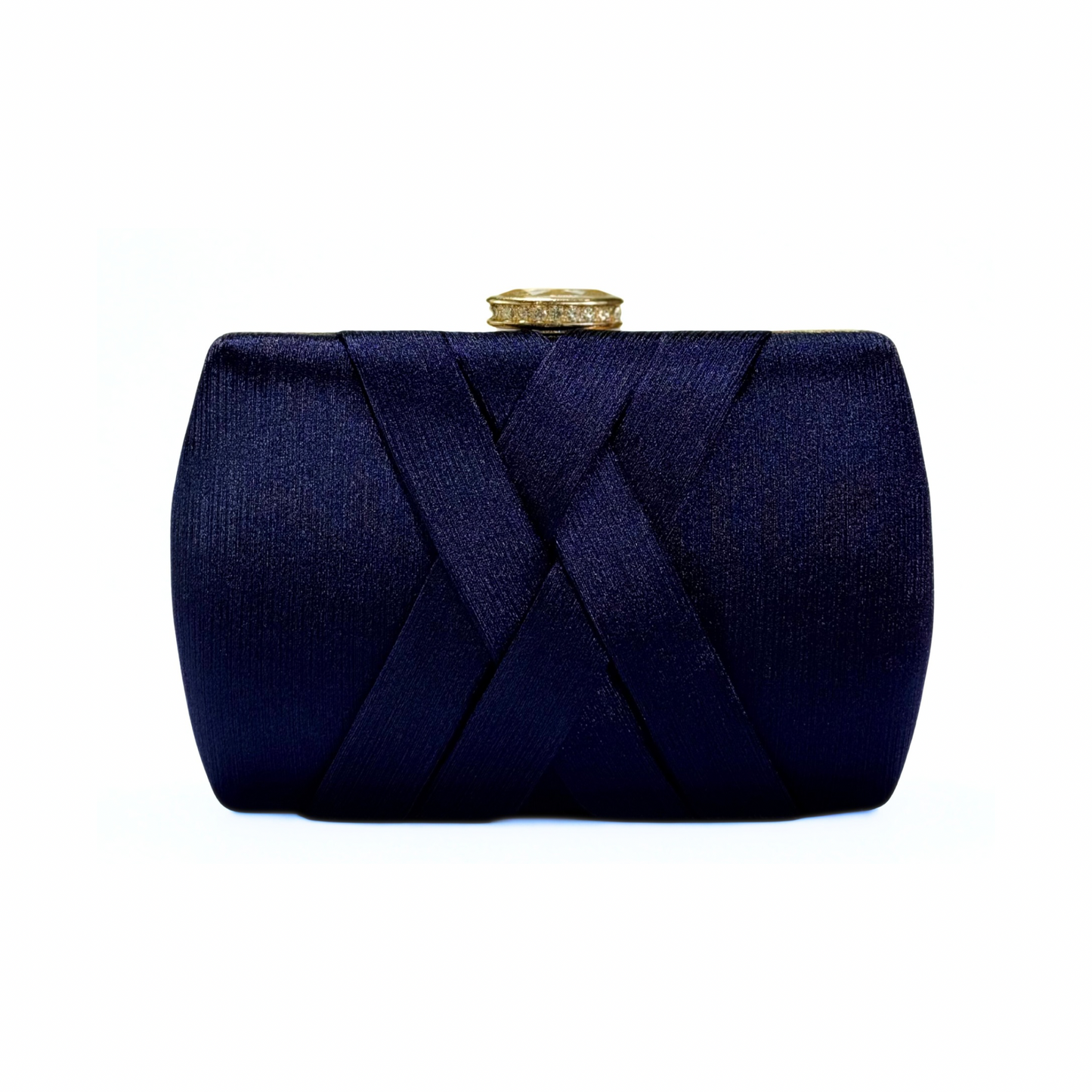 Luxe X Twine Clutch (Navy Blue)