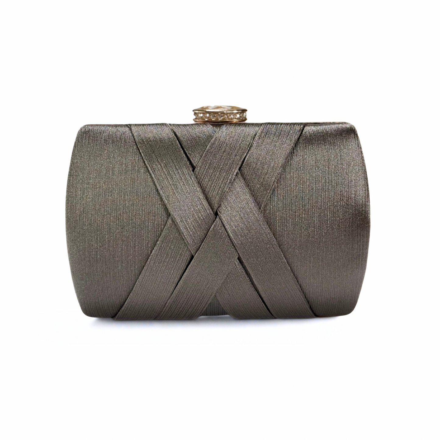 Luxe X Twine Clutch (Grey)