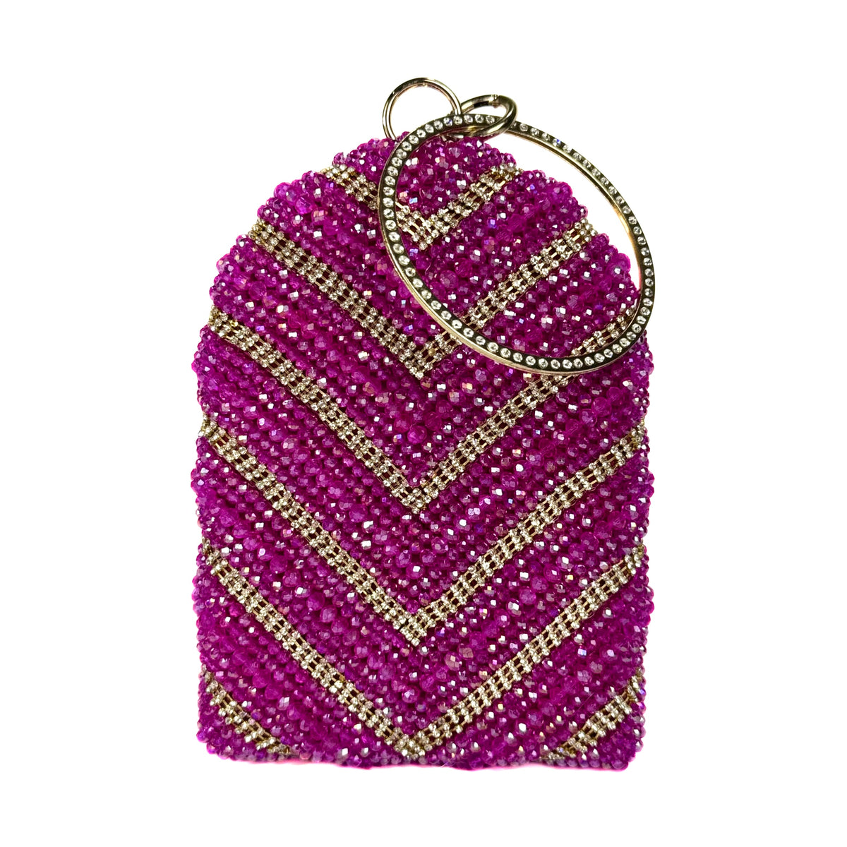 Crystal Elegance Clutch(Pink)