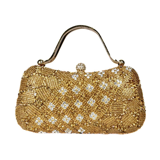 Golden Bridal Evening Clutch D4
