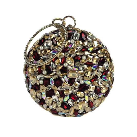 Emerald Round Clutch(Double Side Work)
