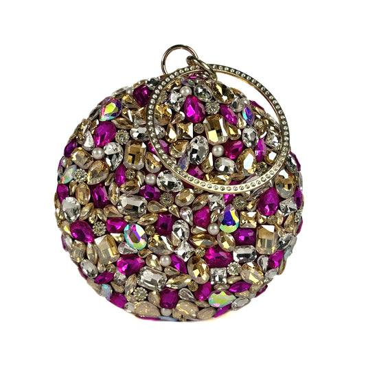 Emerald Round Clutch(Double Side Work)