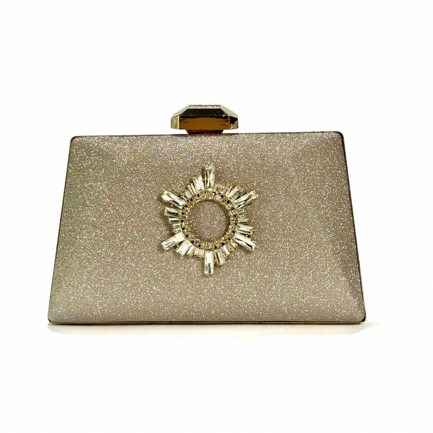 Starlit Halo Crystal Cutch (Golden)