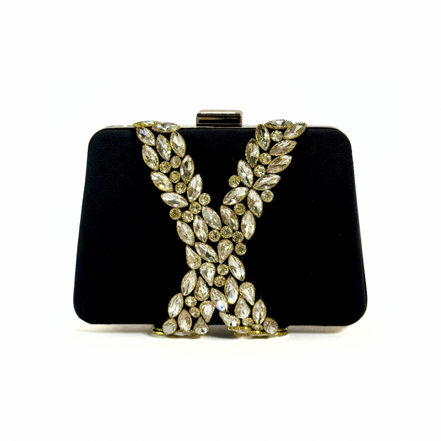 Majestic X Embelished Clutch (Black)