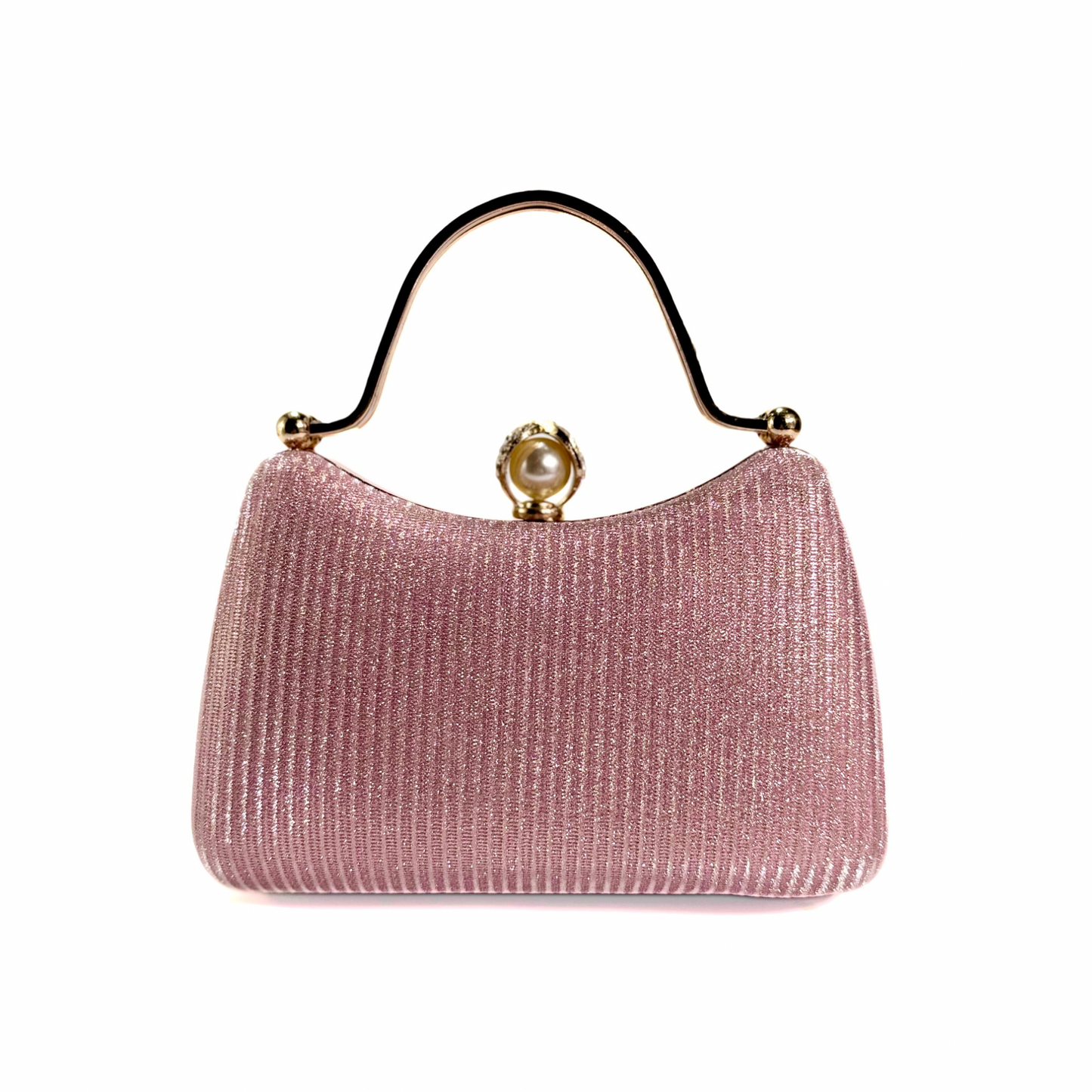 The Pearl Charm Clutch (Pink)
