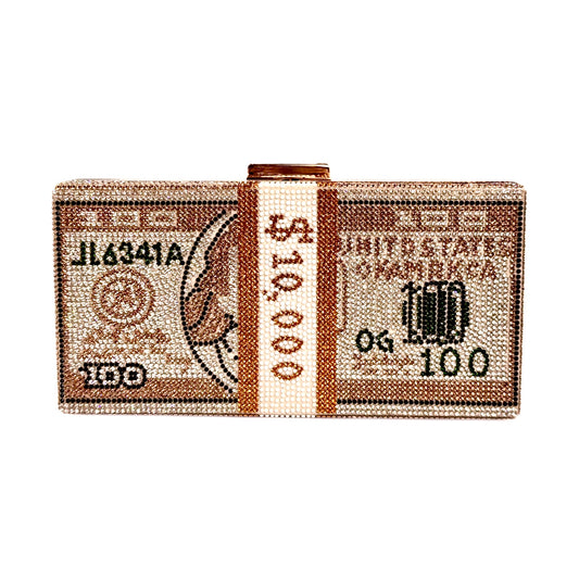 Dollar Glam Clutch