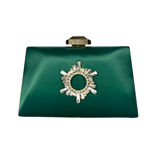 Starlit Halo Crystal Cutch (Green)