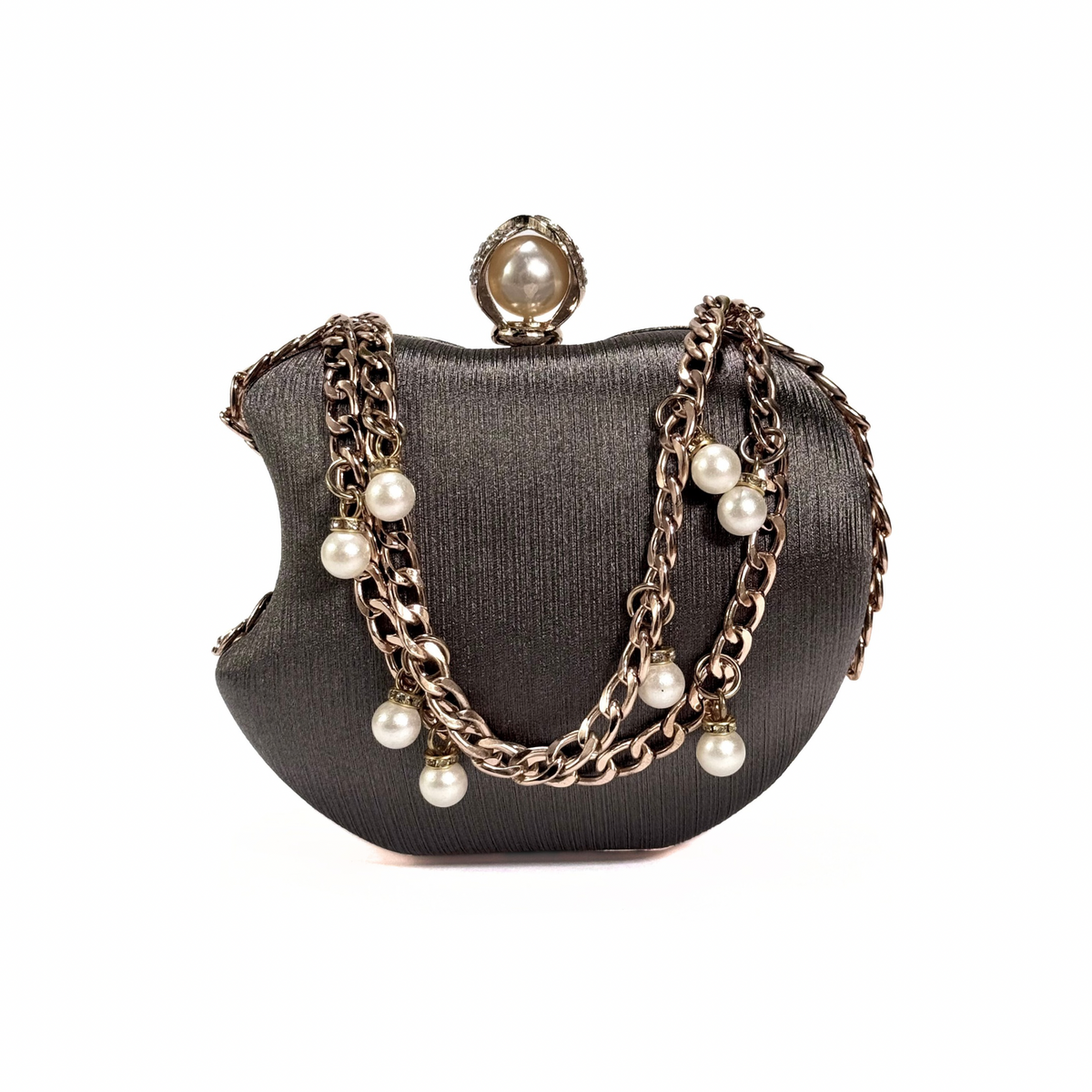 Luxury Apple Shape Party Clutch (Green)