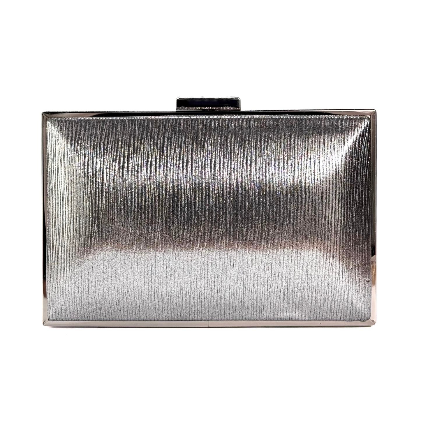 Classic Shimmer Clutch (Grey)