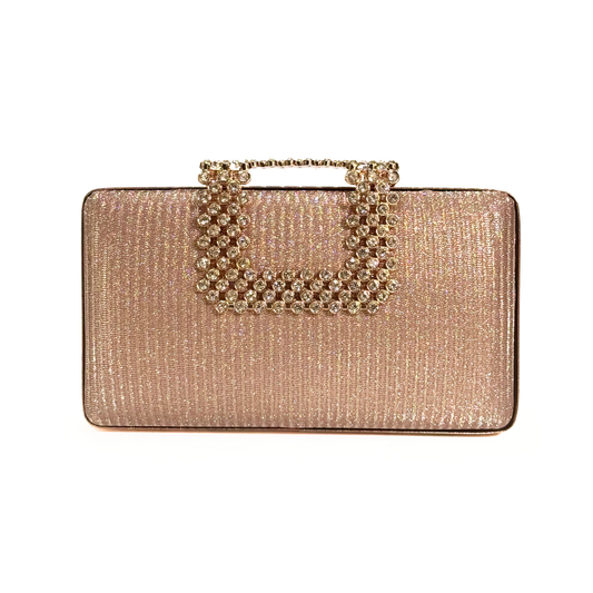 Dazzle Brooch Clutch (Golden)