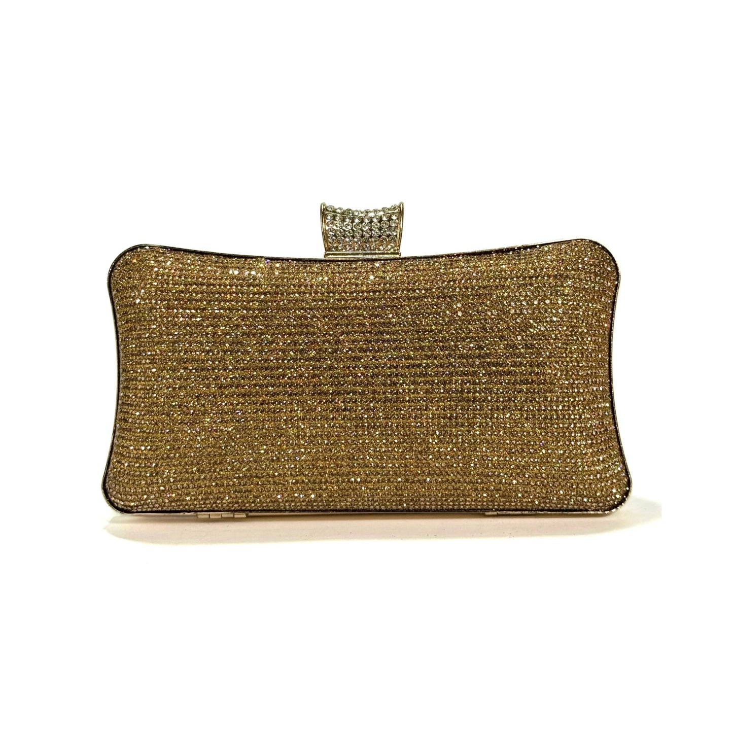 Crystal Mesh Clutch (Golden)