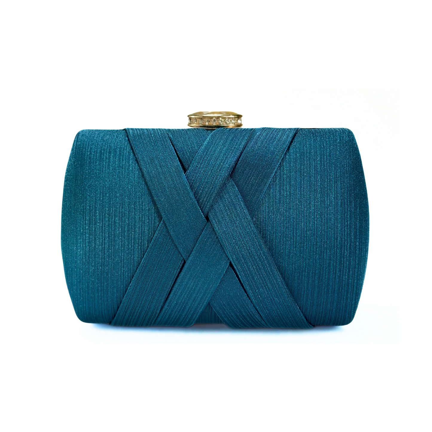 Luxe X Twine Clutch (Zinc)